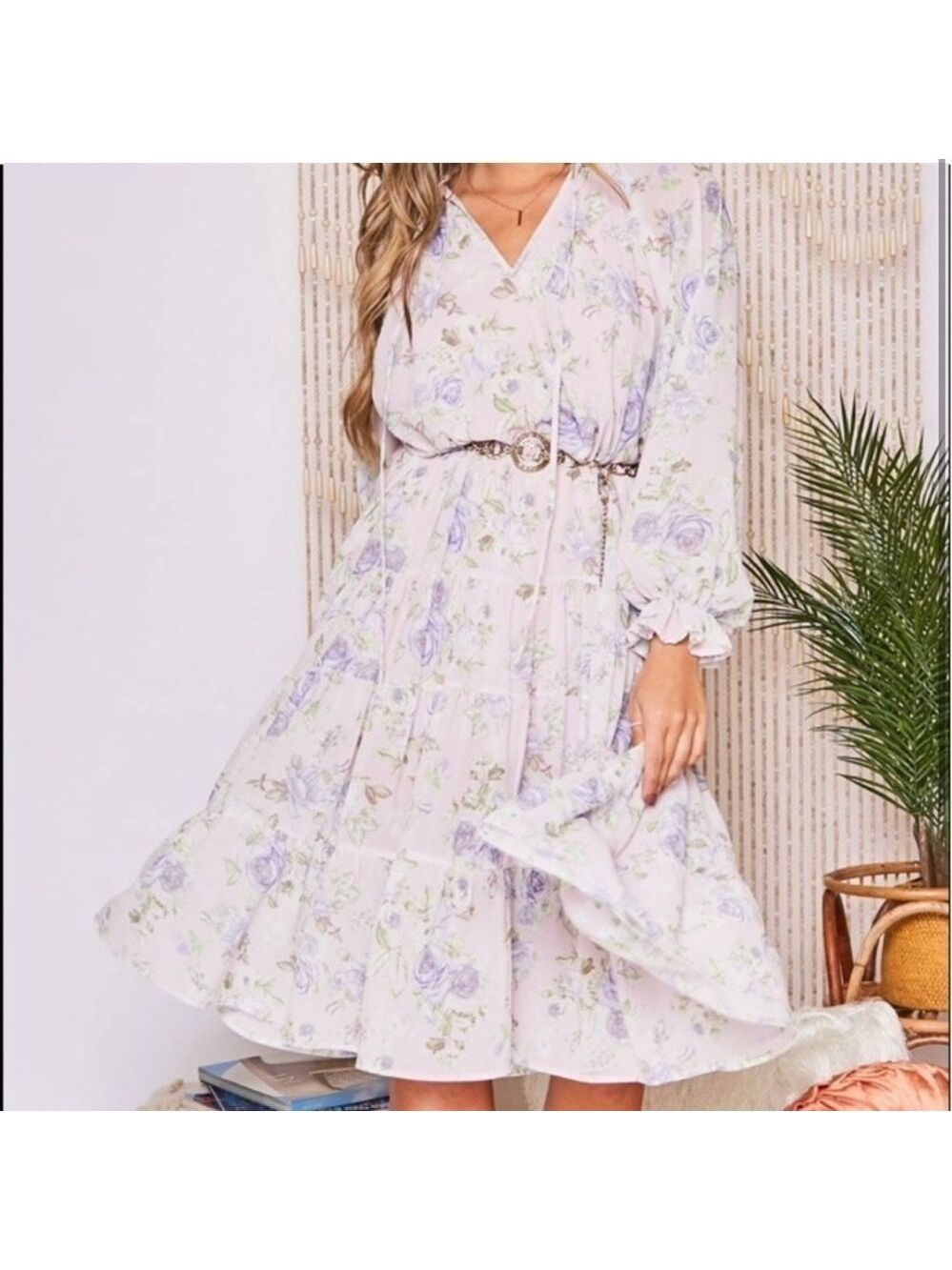 LILIAC floral print dress